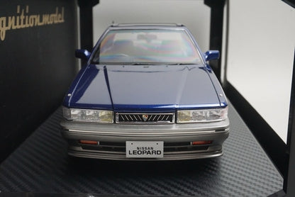 1:18 ignition model IG3701 Nissan Leopard 3.0 Ultima Blue/Silver model car