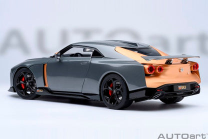 77510 AUTOart 1:18 Nissan GT-R50 by ITALDESIGN Gray Gold model car