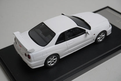 1:43 Hi-Story HS156WH Nissan Skyline 25GT Turbo 1998 White model car
