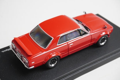 1:43 KYOSHO 03026DR BrandNumber Custom Nissan Skyline 2000 GT-R KPGC10 Red model car