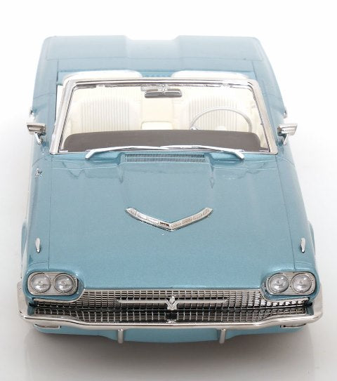 [ Pre-order ] KKDC181341 KK Scale 1:18 Ford Thunderbird Convertible 1966 Light Blue Metallic