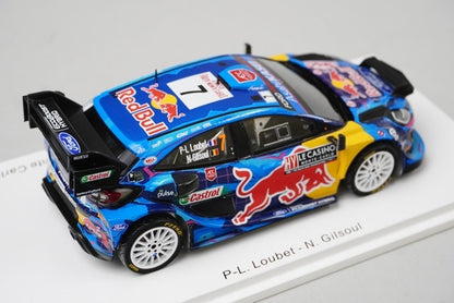 1:43 SPARK S6715 Ford Puma M-Sport World Rally Team Monte Carlo Rally 2023 #7 P-L.Roubaix / N.Gillesoul model car