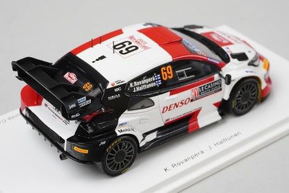 1:43 SPARK S6720 Toyota GR Yaris Rally 1 Hybrid Gazoo Racing WRT 2nd 2023 #69 K.Rovanper / J.Haluttunen model car