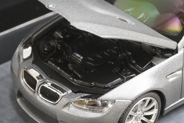 1:43 MINICHAMPS 436026321 BMW M3 (E92) 2008 Matte Grey model car