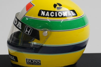 1:43 MINICHAMPS 540380901 Helmet 1989 Ayrton Senna model car