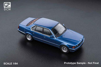 [ Pre-order ] DCM 1:64 BMW E32 7 Series Sedan Alpina Blue