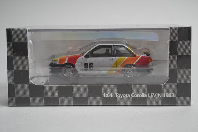 LL-009-28 DCT 1:64 Toyota Corolla Levin AE86 TRD RHD