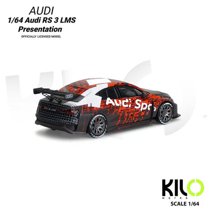 KLW0024-2 KILOworks 1:64 Audi RS 3 LMS Presentation