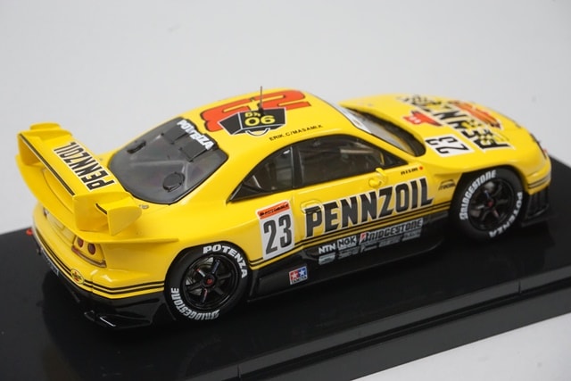 1:43 EBBRO 44251 Nissan Pennzoil Nismo GT-R Motegi GP 1998 #23 Yellow model car