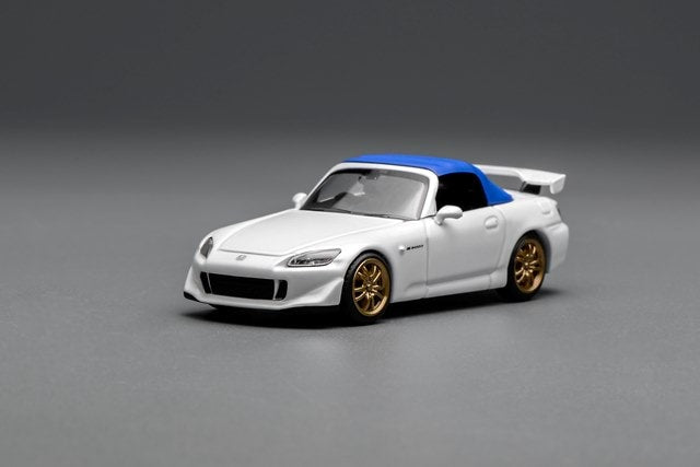 [ Pre-order ] M65108 MOTORHELIX 1:64 Scale Honda S2000 TYPE S Platinum White Pearl