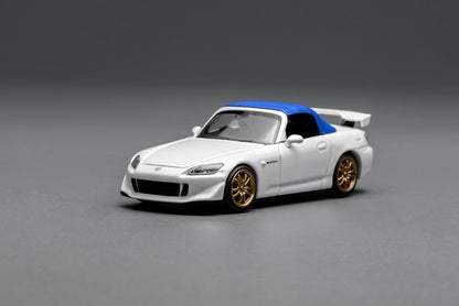[ Pre-order ] M65108 MOTORHELIX 1:64 Scale Honda S2000 TYPE S Platinum White Pearl