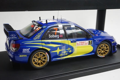 1:18 AUTOart 80790 Subaru Impreza WRC Monte Carlo Rally 2007 #7 P. Solberg