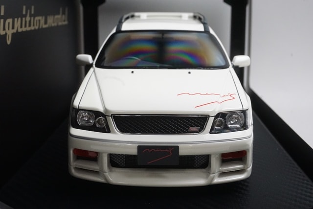 1:18 ignition model IG2892 Nissan Stagea 260RS (WGNC34) Pearl White