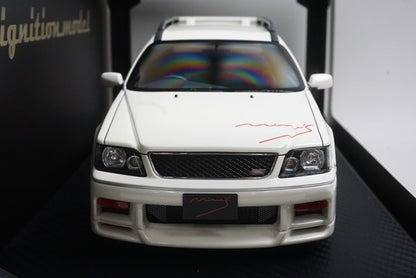 1:18 ignition model IG2892 Nissan Stagea 260RS (WGNC34) Pearl White