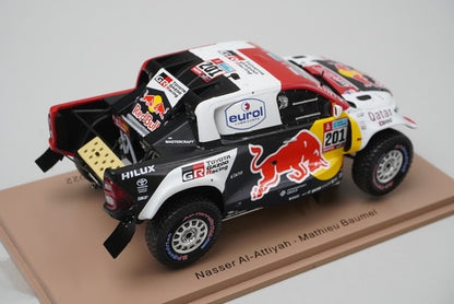 1:43 Spark S5870 Toyota GR DKR Hilux T1+ Dakar 2022 #201 model car