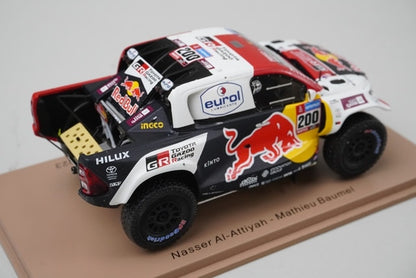1:43 Spark S5871 Toyota GR DKR Hilux T1+ Dakar 2023 #200 model car