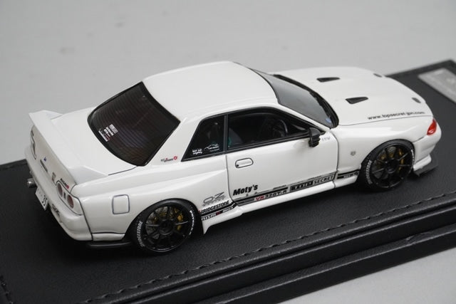 1:43 ignition model IG1526 Nissan TOP SECRET GT-R VR32 White model car