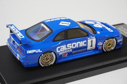 1:43 EBBRO HPI Racing 44766 Nissan Skyline GT-R Calsonic JGTC Fuji 1995 #1