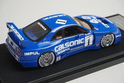1:43 HPI 44769 Ebro Custom Nissan Calsonic Skyline GT-R JGTC Sugo 1996 #1 model car