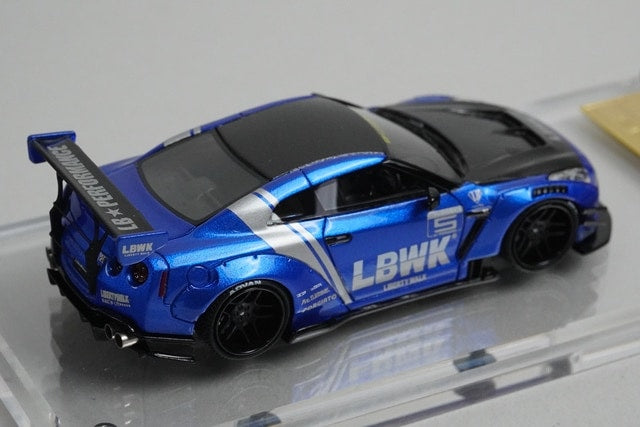1:64 ignition model IG2368 Nissan LB-WORKS GT-R R35 Type 2 Blue