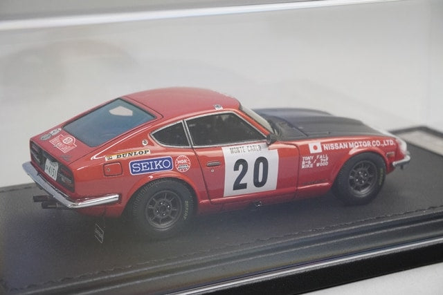 1:43 ignition model IG0708 Nissan Datsun 240Z Monte Carlo 1972 #20 model car