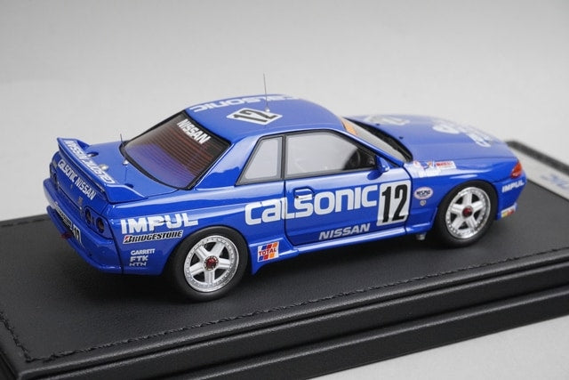 1:43 ignition model IG2979 Nissan Calsonic Skyline JTC 1990 #12 model car