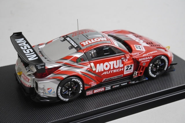 1:43 EBBRO 43830 Nissan Motul Autech Z Super GT 1000km Suzuka 2006 #22 model car