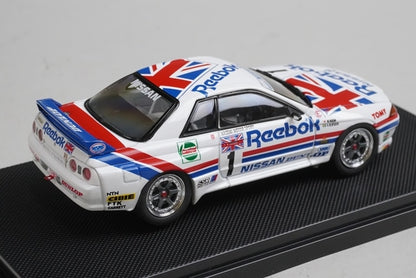 1:43 EBBRO 44160 Nissan Reebok Skyline Gr.A 1990 #1 model car