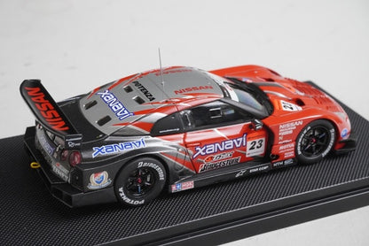 1:43 EBBRO Motoyama Custom Nissan Xanavi Nismo GT-R Super GT 2008 #23