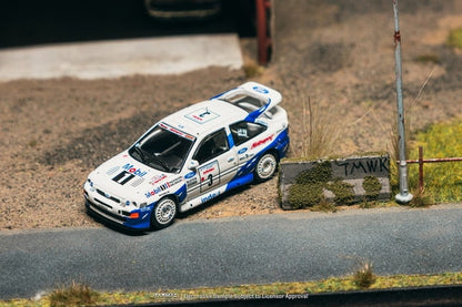 [ Pre-order ] T64-081-93RDF03 Tarmac Works 1:64 Ford Ford Escort RS Cosworth Tour de Corse - Rallye de France 1993 Winner