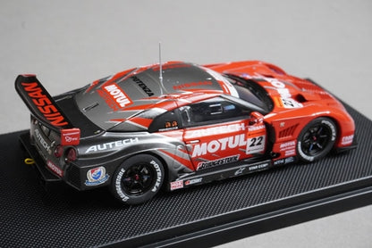 1:43 EBBRO KWAM122015 Dealer Nissan Motul Autech GT-R Super GT500 Fuji 2008 #22 Low Downforce