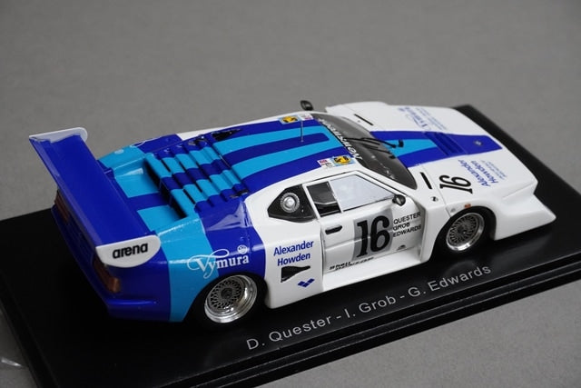 1:43 SPARK S6418 BMW M1 Le Mans 24H 1979 #16 model car