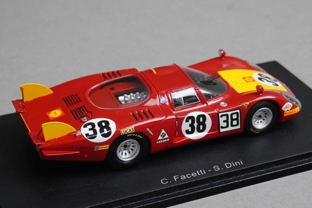 1:43 SPARK S4367 Alfa Romeo 33/2 Le Mans 5th 1968 #38 model car