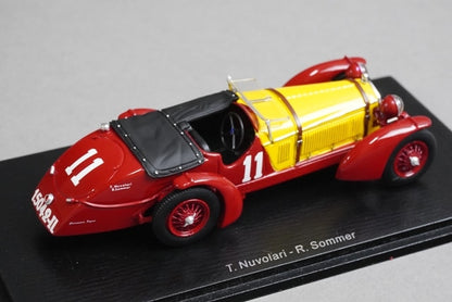 1:43 SPARK 43LM33 Alfa Romeo 8C Le Mans 1933 #11 model car