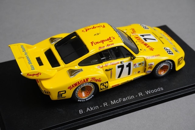 1:43 SPARK S2016 Porsche 935 Le Mans 1979 #71 model car