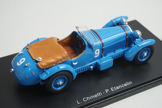 1:43 SPARK 43LM34 Alfa Romeo 8C Le Mans 1934 #9 model car