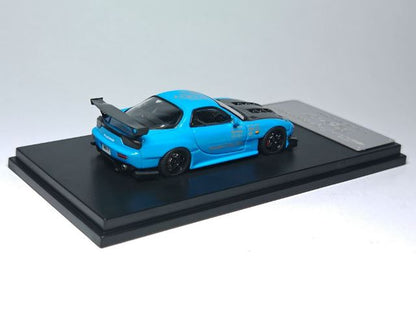 [ Pre-order ] MC640012G MC Model Collect 1:64 Mazda RX-7 (FD3S) Carbon Fiber Hood, Blue