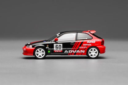 [ Pre-order ] M65026 MOTORHELIX 1:64 Honda Civic TYPE R (EK9) Advance Livery