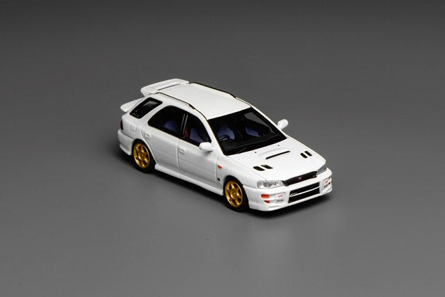 [ Pre-order ] M67102 MOTORHELIX 1:64 Subaru lmpreza Wagon WRX STi Version VI Pure White