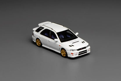 [ Pre-order ] M67102 MOTORHELIX 1:64 Subaru lmpreza Wagon WRX STi Version VI Pure White