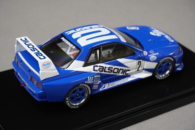 1:43 EBBRO 44646 Nissan Calsonic Skyline GT-R Rd.4 Fuji Champion 1993 #2 model car