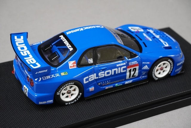 1:43 EBBRO P420 Nissan Skyline JGTC 2001 #12 model car