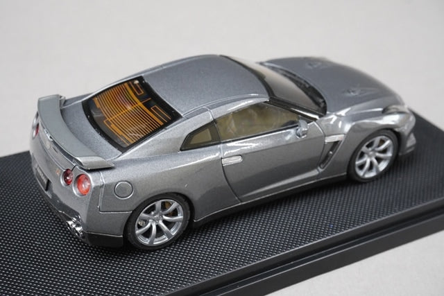 1:43 EBBRO 44038 Nissan GT-R 2007 Dark Metal Grey model car