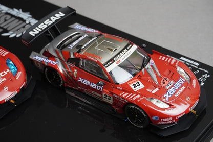 1:43 EBBRO KWAM122001 Dealer Nissan 07 Nismo GT500 Z Fuji 1-2 FINISH! Set of 2 #23 #22 model car
