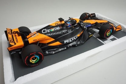 1:18 MINICHAMPS 537241981 McLaren F1 Team MCL38 Emilia Romagna GP 2024 #81 O. Piastri model car