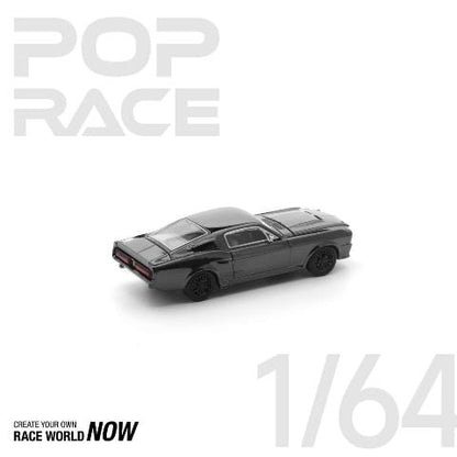 [ Pre-order ] PRDC-004 POP RACE 1:64 Ford Shelby Mustang GT500 DARK CHROME