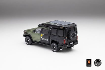 DTG0037-XOVLD GCD Gaincorp Products 1:64 Toyota Tundra Orion Africa Expedition XOverland x DiecastTalk Custom Order