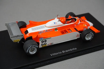 1:43 SPARK S1792 Alfa Romeo 179 Dutch Grand Prix 1980 #22 model car