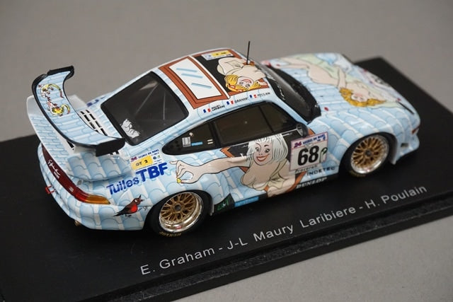 1:43 SPARK S4448 Porsche GT2 Le Mans 1998 #68 model car