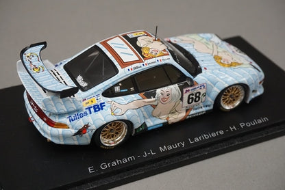 1:43 SPARK S4448 Porsche GT2 Le Mans 1998 #68 model car